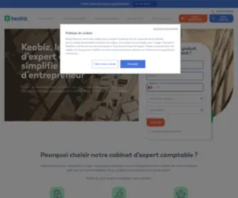 Keobiz.fr(Gestion d'entreprise) Screenshot