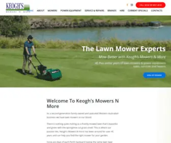 Keoghsmowers.com.au(Keoghs Mowers) Screenshot