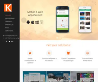 Keographix.com(Agence Web) Screenshot