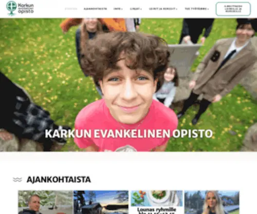 Keokarkku.fi(Karkun evankelinen opisto) Screenshot