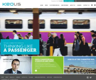 Keoliscs.com(Keolis Commuter Services) Screenshot