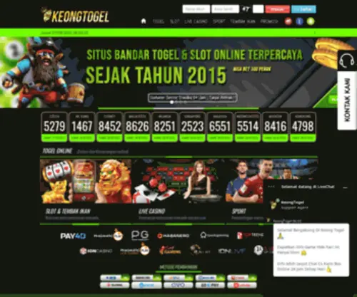 Keongtogel.com Screenshot