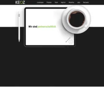 Keoz.com(Digitalagentur) Screenshot