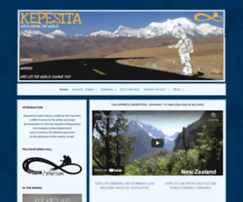 Kepesita.org(The KEPESITA Expedition Hitchhiking the World) Screenshot