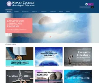 Keplercollege.org(Kepler Astrological Education) Screenshot