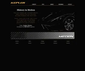 Keplermotors.com(Kepler Motors) Screenshot