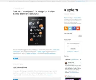 Keplero.org(Cosmologia) Screenshot