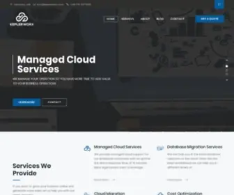 Keplerworx.com(UAE, Dubai and Middle East (MEA) AWS Cloud Partner delivering DevOps, Kubernetes, Big data, machine learning, artificial intelligence Cloud services) Screenshot