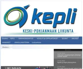 Kepli.fi(Keski-Pohjanmaan Liikunta) Screenshot