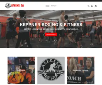 KeppnerboxingStore.com(Keppner Boxing & Fitness) Screenshot