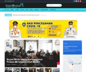 Keprionline.co.id(Penyebar Informasi Tanpa Batas) Screenshot