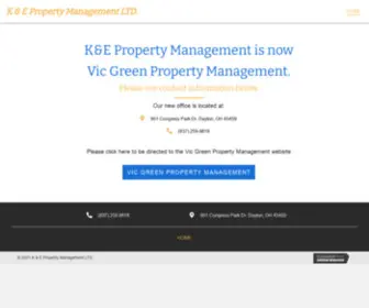 Kepropertymanagement.com(Property Management in Dayton) Screenshot