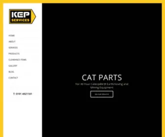 Kepservices.co.uk(CAT PARTS) Screenshot