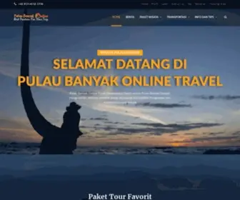Kepulauanbanyak.com(PULAU BANYAK ONLINE) Screenshot