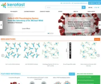 Kerafast.com(Rare & Unique Reagents) Screenshot