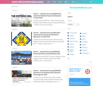 Kerajaanmalaysia.com(Jawatan Kosong Kerajaan & Swasta Terkini 2020) Screenshot