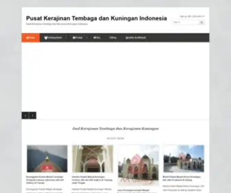 Kerajinantembaga.co.id(Pusat Kerajinan Tembaga dan Kuningan Indonesia) Screenshot