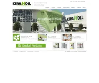 Kerakoll.com(L'edilizia sostenibile per il mondo di domani) Screenshot