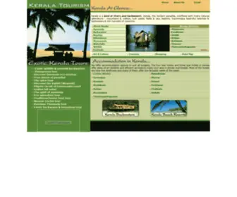 Kerala-Tourism.com(Kerala) Screenshot