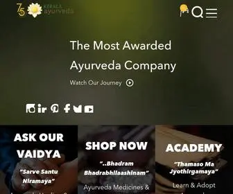 Keralaayurveda.biz(Kerala Ayurveda Kerala Ayurveda Limited) Screenshot