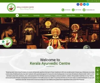 KeralaayurvediCDubai.com(Best Ayurvedic Clinic In Dubai) Screenshot