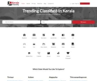 Keralaclassify.com(#1 Lead Generation & Free Classified Portal in Kerala) Screenshot