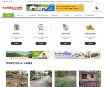 Kerala.com(Kerala Tourism) Screenshot