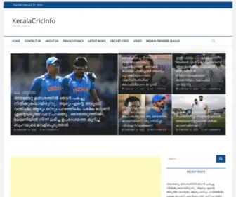 Keralacricinfo.com(Just another WordPress site) Screenshot