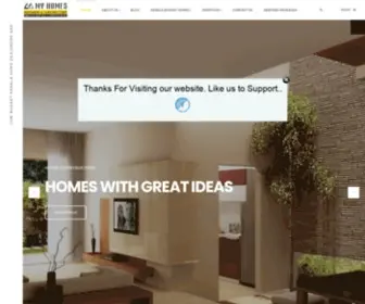 Keralahomedesigners.com(Low budget Kerala home designers constructions company thrissur) Screenshot