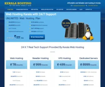 Keralahosting.in(Web Hosting) Screenshot