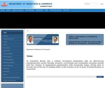 Keralaindustry.org(Kerala Bureau of Industrial Promotion (K) Screenshot