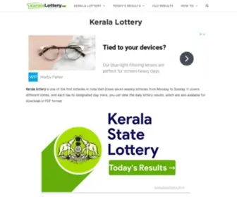 Keralalottery.live Screenshot