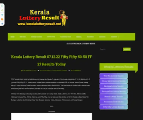 Keralalotteryresult.net Screenshot