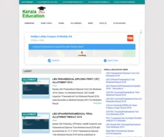 Keralapluseducation.com(Kerala plus education) Screenshot