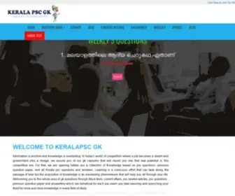 KeralapscGk.in(Kerala psc gk) Screenshot