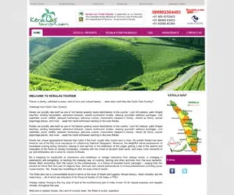 Keralastourism.com(Kerala Tourism) Screenshot