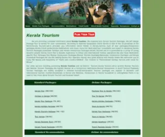 Keralatourism.net.in(Kerala Tourism and Kerala Tour Packages) Screenshot