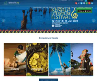 Keralatourism.org(Kerala Tourism official website) Screenshot