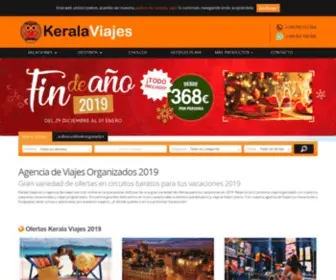 Keralaviajes.com(Agencia de Viajes Baratos Organizados) Screenshot