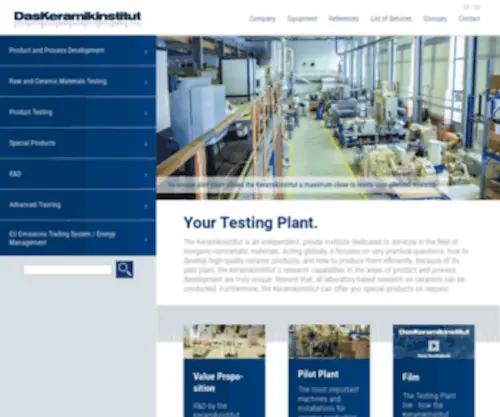 Keramikinstitut.com(Das Keramikinstitut DE) Screenshot