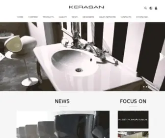 Kerasan.com(Sanitaryware, washbasins, bathroom) Screenshot