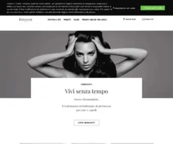 Kerastase.it(Scopri la gamma Kérastase per tutte le esigenze dei tuoi capelli) Screenshot