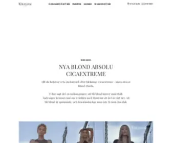 Kerastase.se(Professionella hårvårdsprodukter och behandlingar) Screenshot