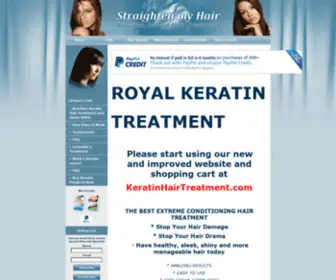 Keratincompany.com(Keratin Hair Treatment) Screenshot