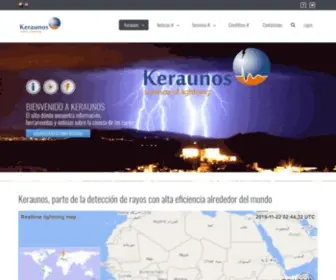 Keraunos.co(Keraunos LATAM) Screenshot