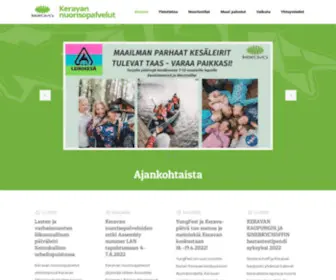 Keravannuorisopalvelut.fi(Keravan nuorisopalvelut) Screenshot