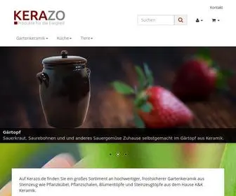 Kerazo.de(Produkte für die Ewigkeit) Screenshot