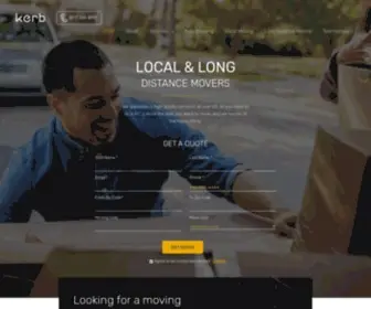 Kerb.com(Kerb Local and Long Distance Movers) Screenshot