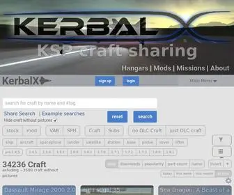 Kerbalx.com(KSP Craft Sharing Simplified) Screenshot