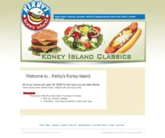 Kerbyskoneyisland.com(Kerby's Koney Island) Screenshot